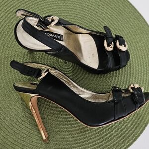 Black Slingback Heels